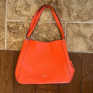 Kate Spade Orange Shoulder Bag Great Condition